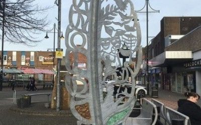 Steel laser cutting for an artistic project