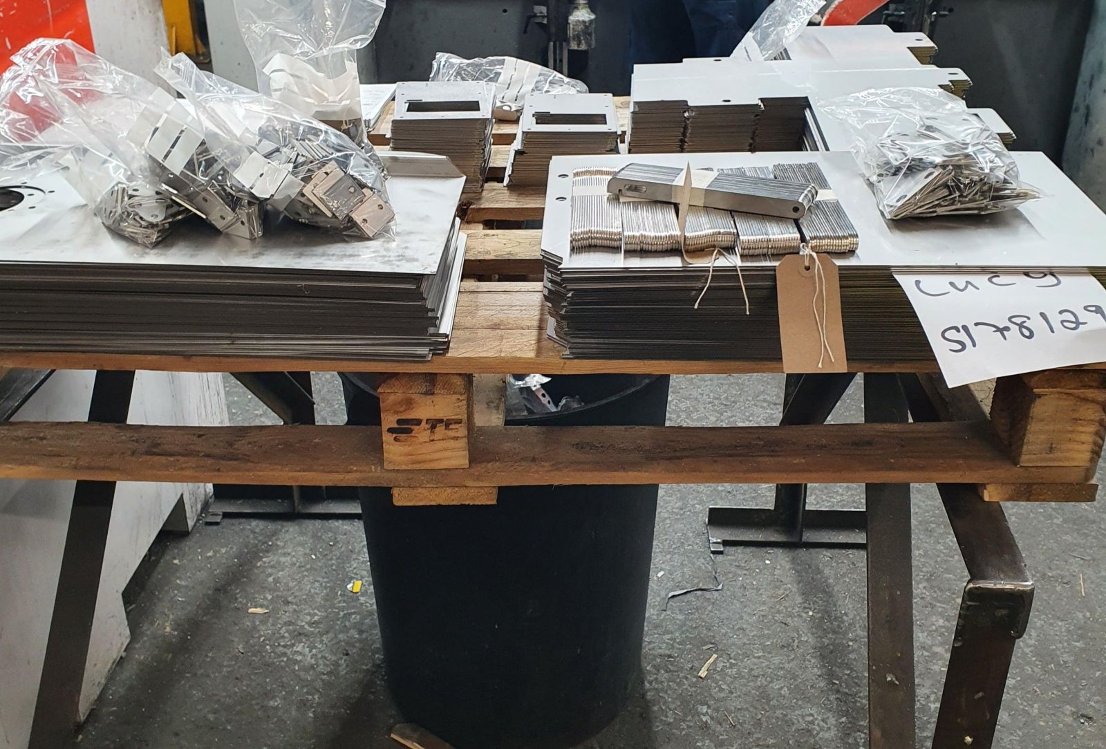 Industrial laser cut outs
