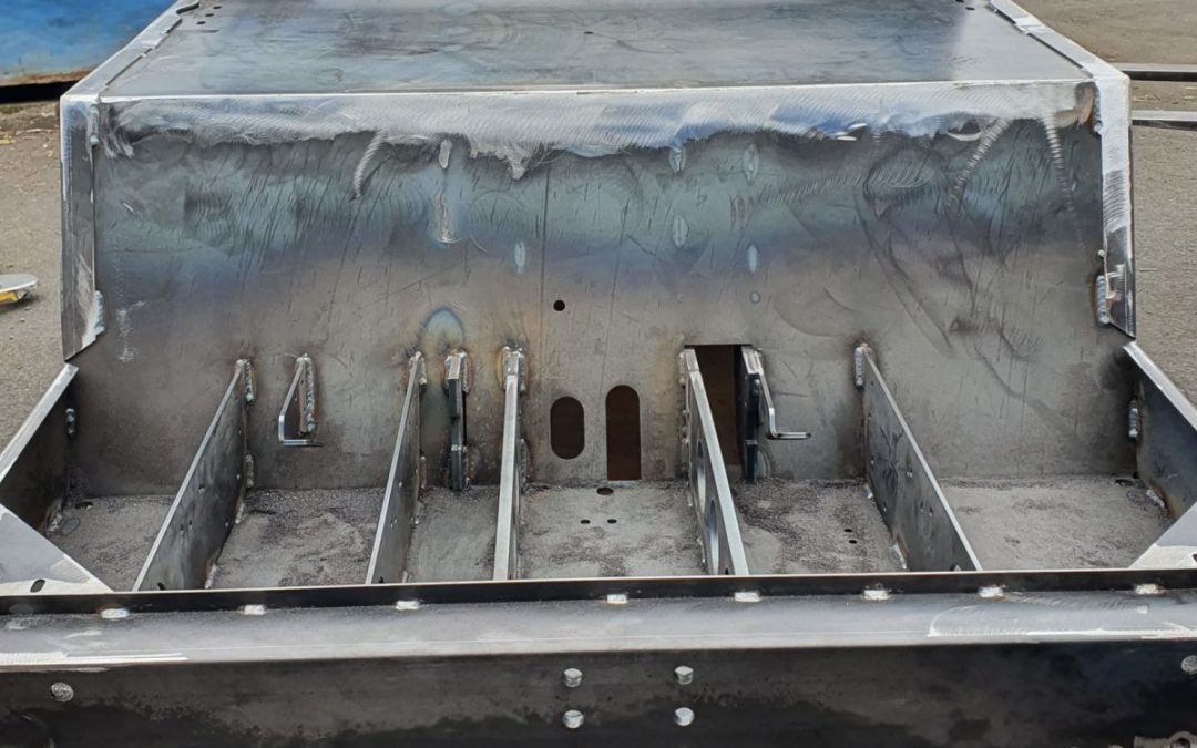 Industrial tow tractor carcass