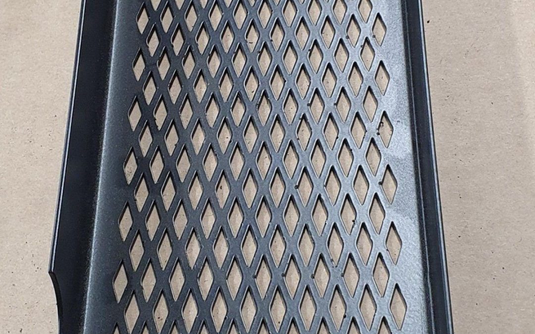 Fabrication finished with powder coating