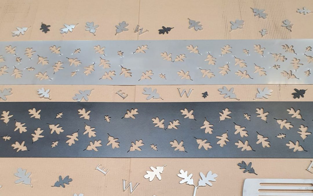 Laser cutting for contemporary fire pits